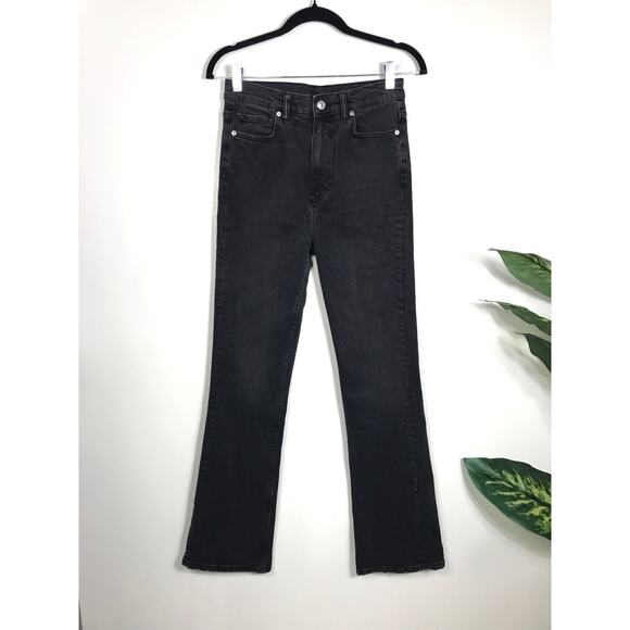 AllSaints Ciara Highwaist Bootcut Jeans Charcoal Gray Women 26 / 2 - Picture 1 of 12